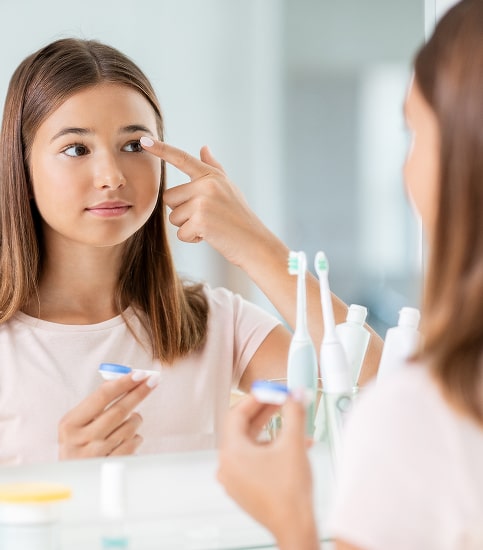Contact lenses for children